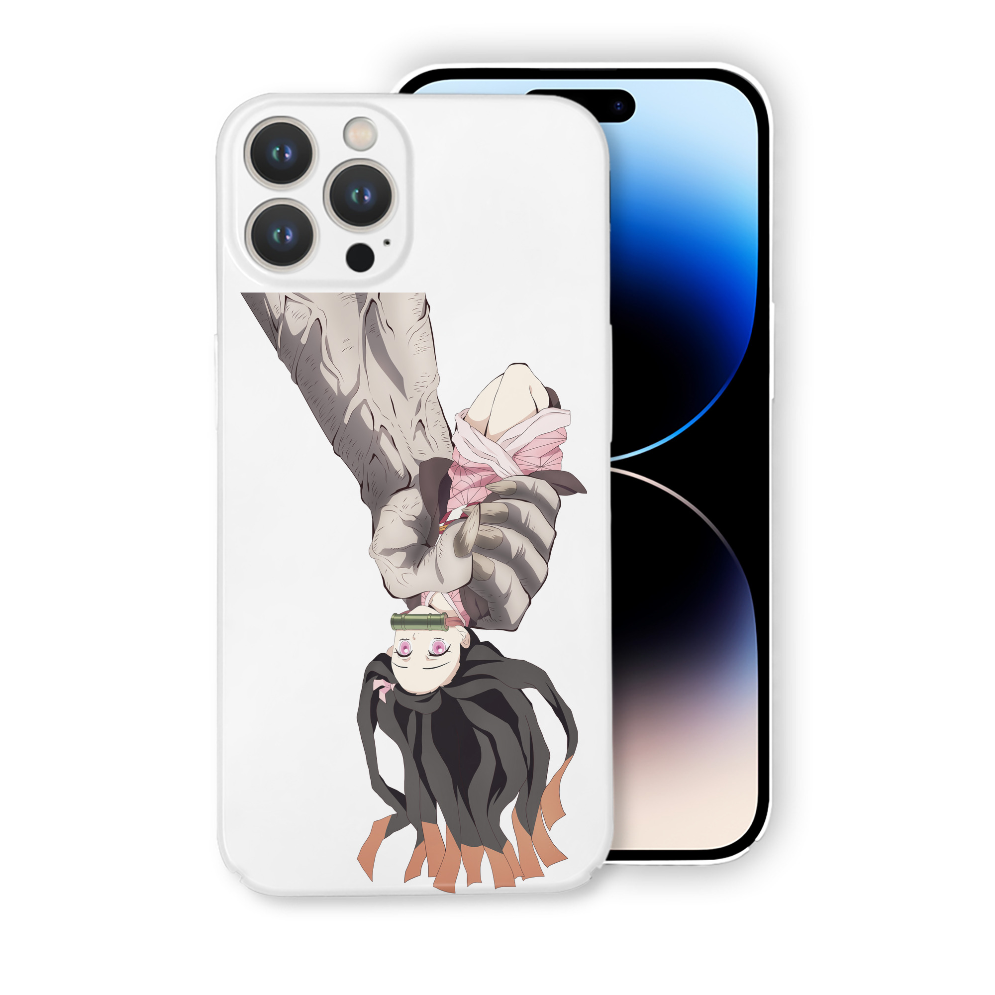 （画像用） 鬼滅の刃（きめつのやいば）竈門 禰󠄀豆子／かまど ねずこ Kamado Nezuko 【iPhone 14シリーズ対応】ハードケース